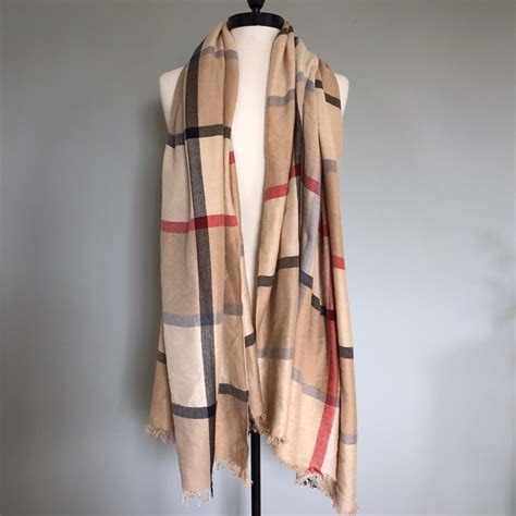 burberry look alike wool scarf